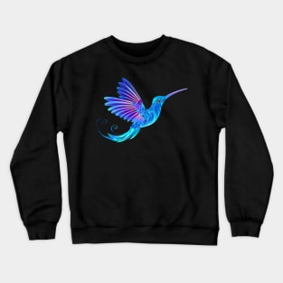 Neon Hummingbird Crewneck Sweatshirt